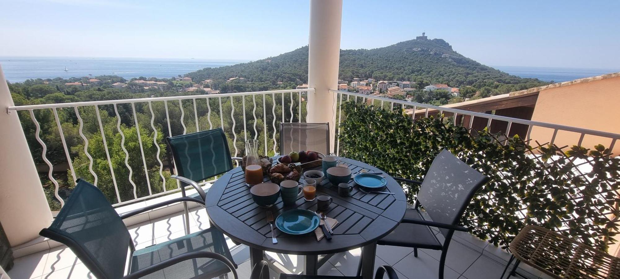 Agay Cap Esterel Le Hameau F2 Clim Plein Sud Dernier Etage Magnifique Vue Mer Saint-Raphaël エクステリア 写真